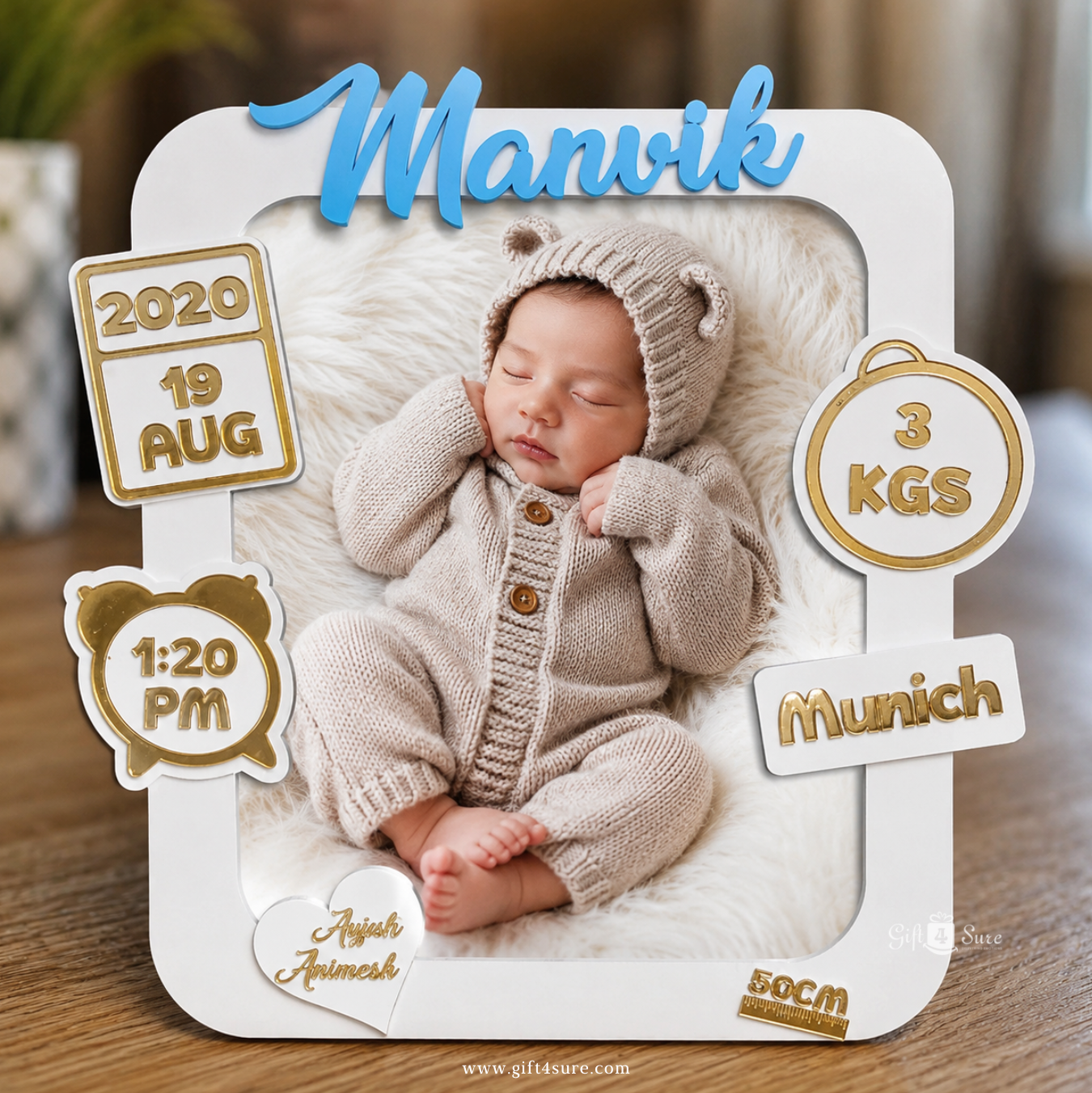 ACRYLIC BABY PHOTO FRAME-2