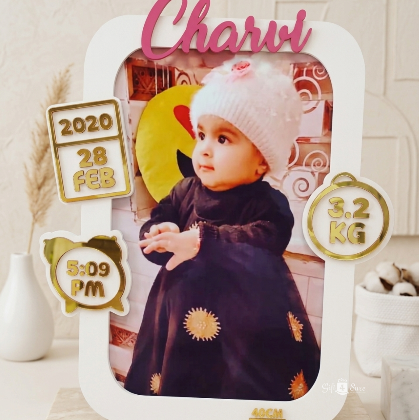 ACRYLIC BABY PHOTO FRAME-2
