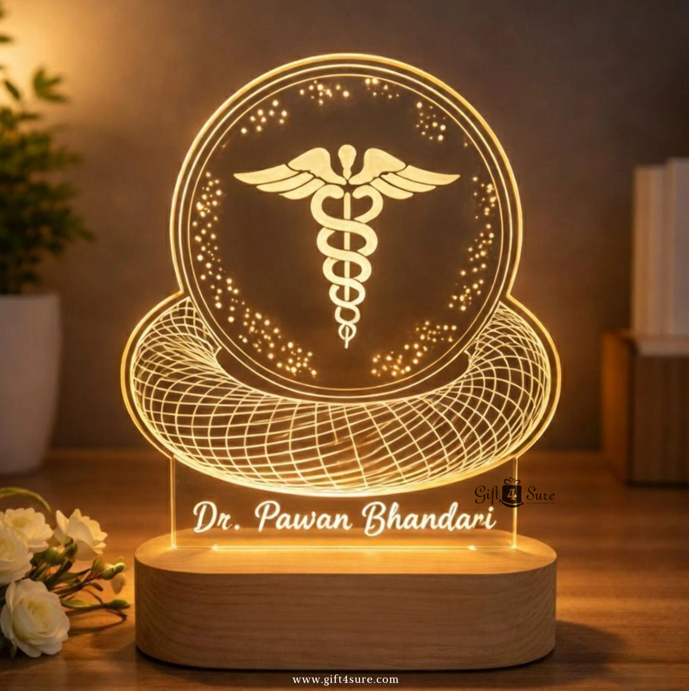 DOCTOR'S PERSONALIZED ACRYLIC LED LAMP