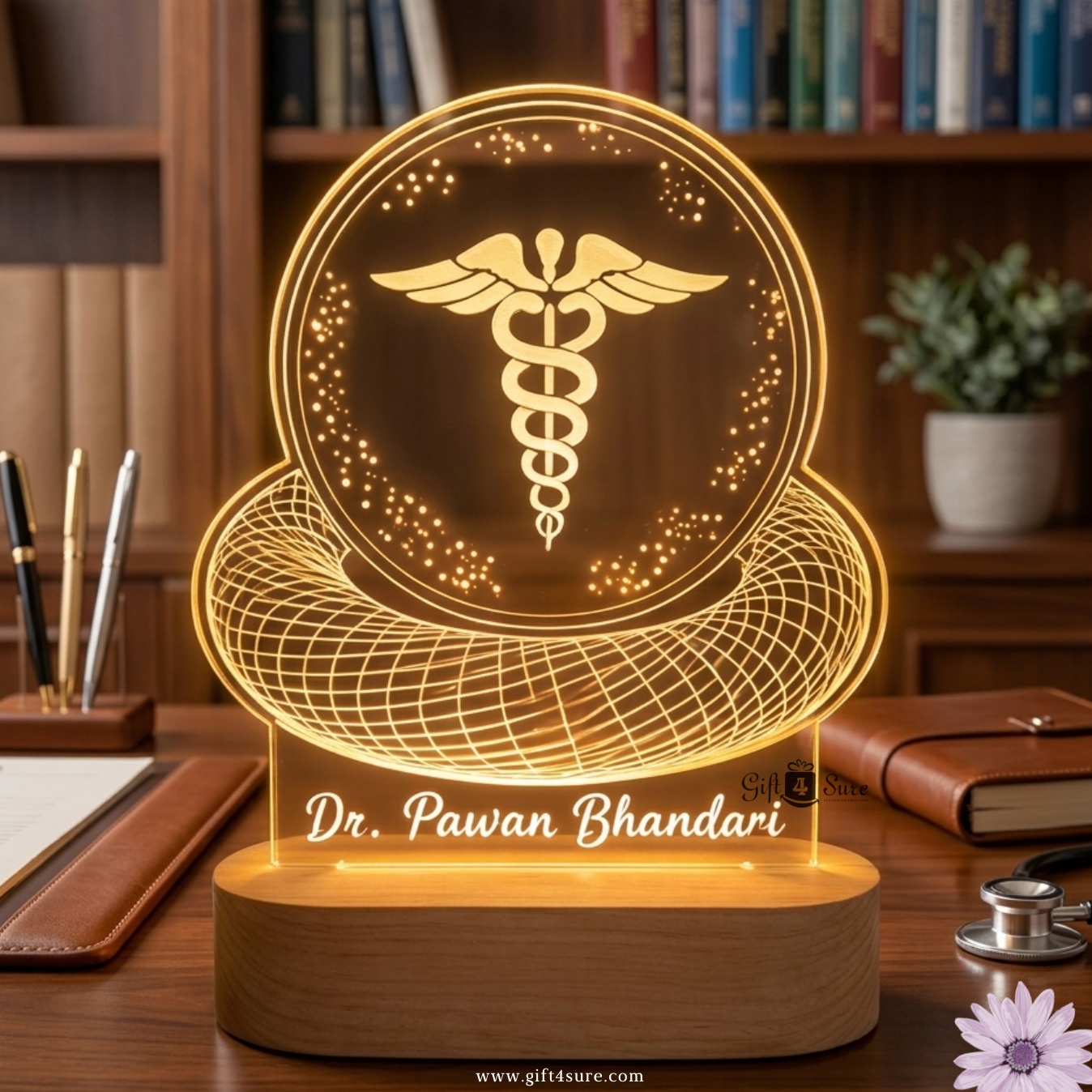 DOCTOR'S PERSONALIZED ACRYLIC LED LAMP