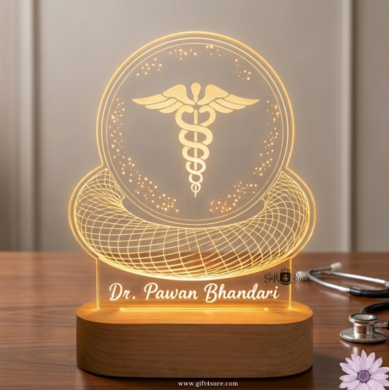 DOCTOR'S PERSONALIZED ACRYLIC LED LAMP