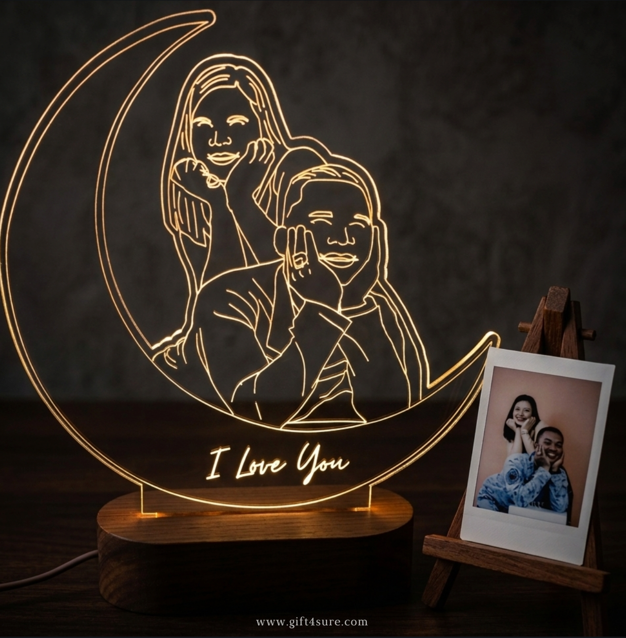 MOON SKETCH ILLUSION LAMP