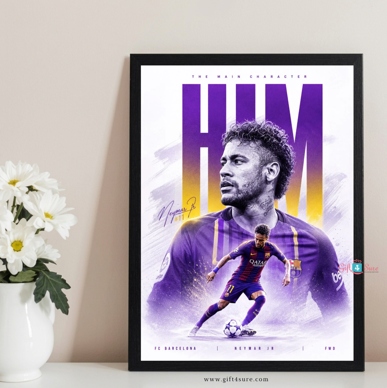 🎁 FOOTBALL LEGEND NEYMAR JR. FRAME-2 (100% off)