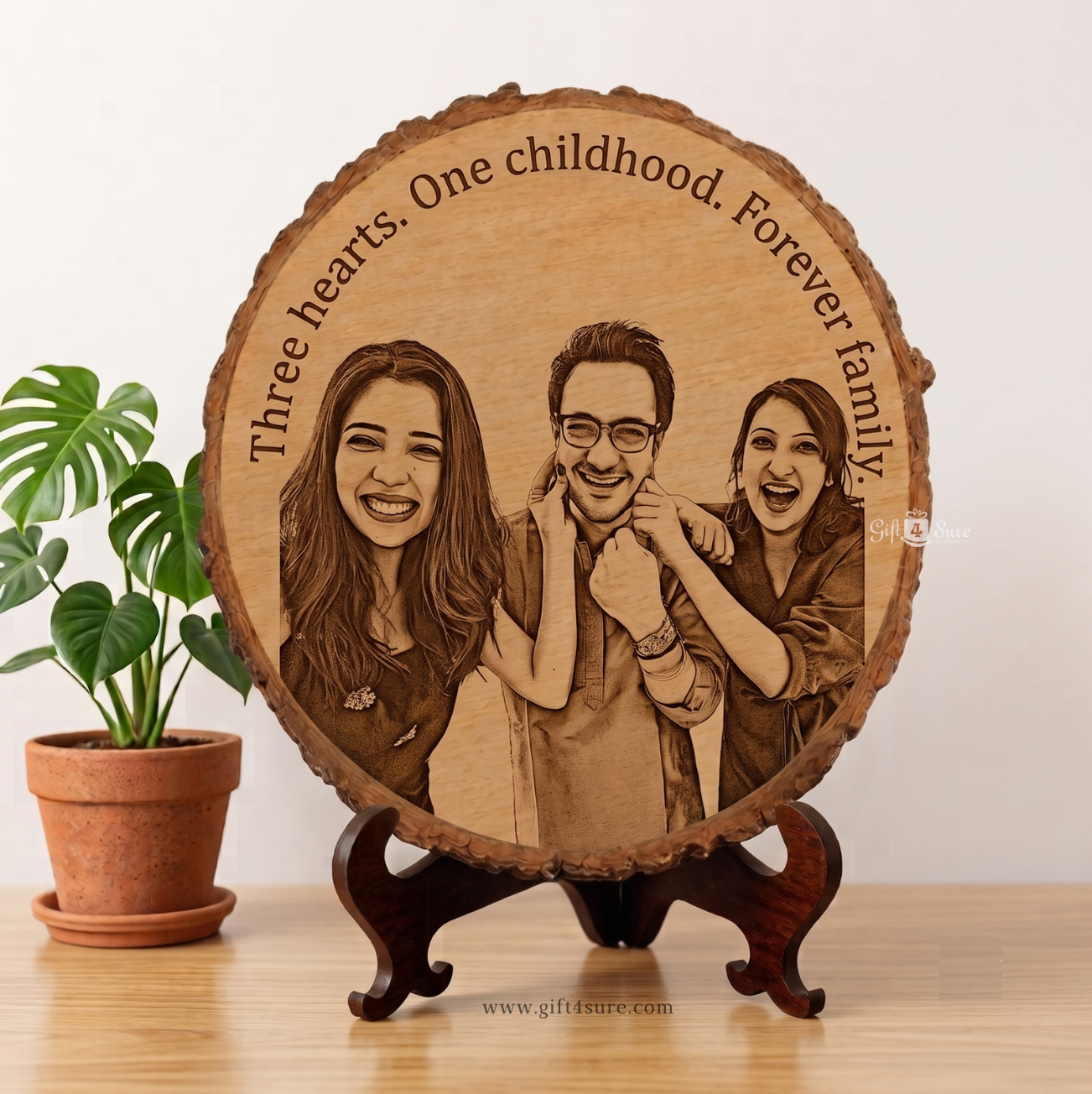 NATURAL WOODEN SLICE (RAKSHA BANDHAN EDITION)-2