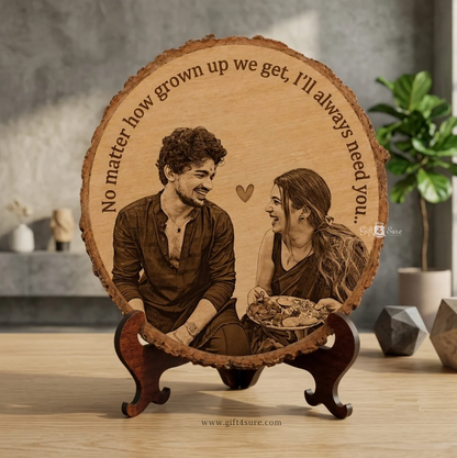 NATURAL WOODEN SLICE (RAKSHA BANDHAN EDITION)-2