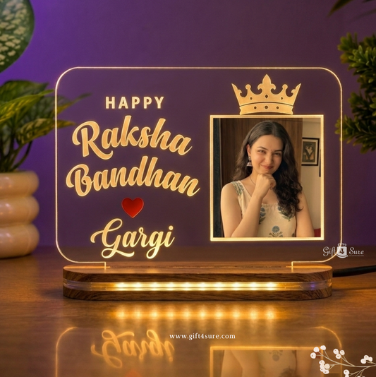 PHOTO ACRYLIC LED LAMP (RAKSHA BANDHAN EDITION )