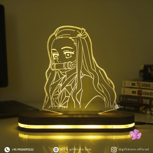 DEMON SLAYER: NEZUKO KAMADO ANIME LED LAMP (MULTICOLOR)