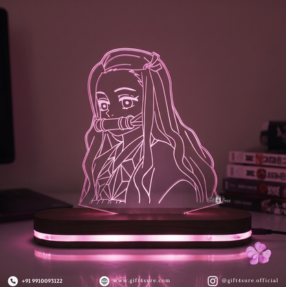 DEMON SLAYER: NEZUKO KAMADO ANIME LED LAMP (MULTICOLOR)