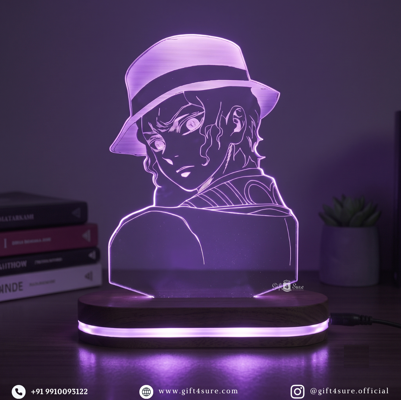 DEMON SLAYER: MUZAN KIBUTSUJI ANIME LED LAMP (MULTICOLOR)