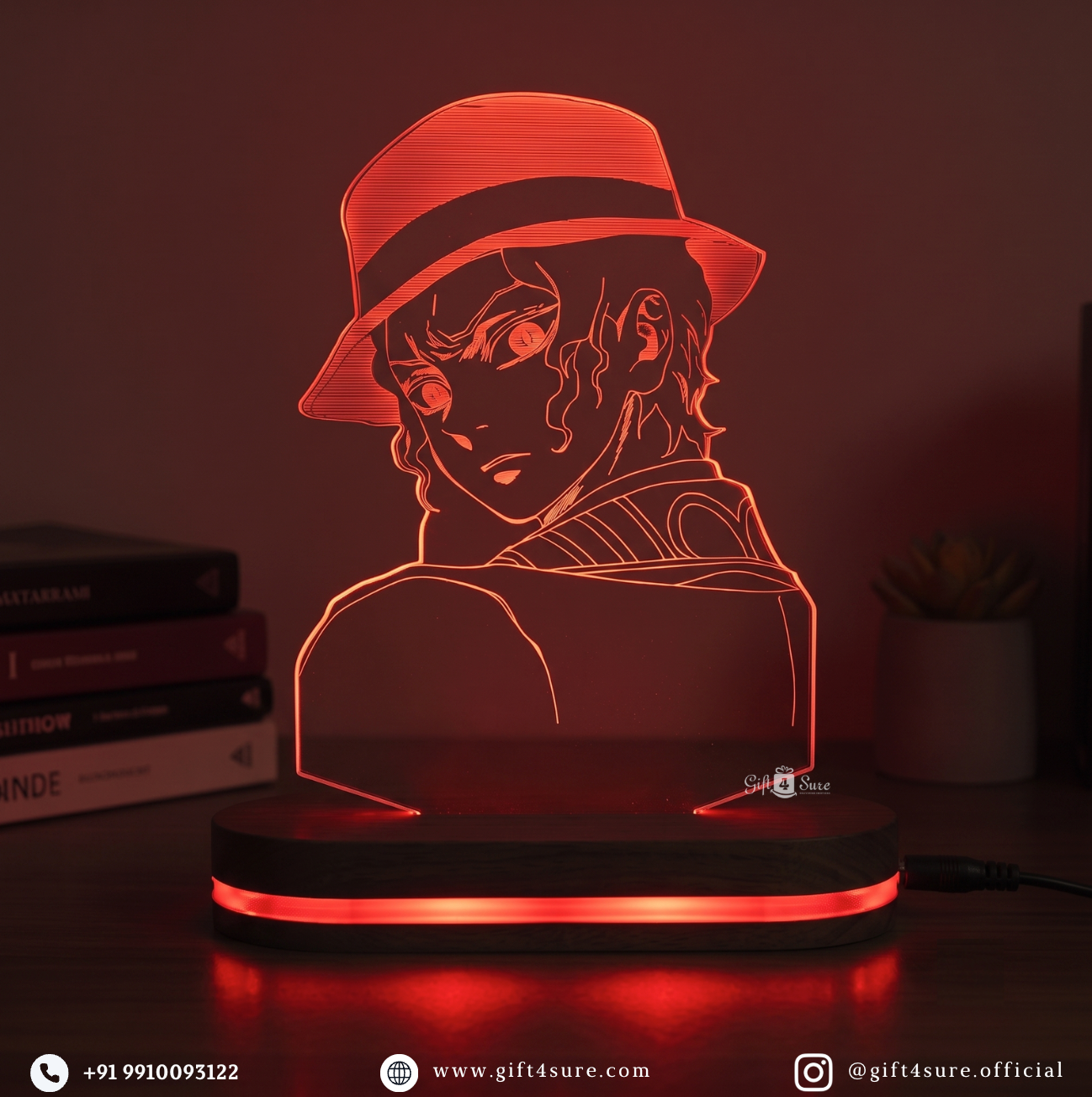 DEMON SLAYER: MUZAN KIBUTSUJI ANIME LED LAMP (MULTICOLOR)