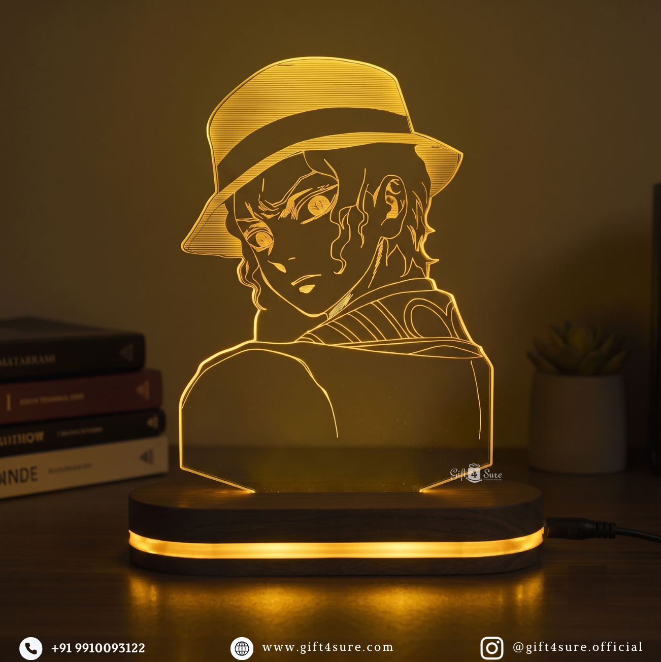 DEMON SLAYER: MUZAN KIBUTSUJI ANIME LED LAMP (MULTICOLOR)