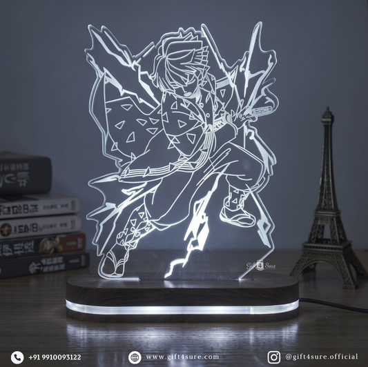 DEMON SLAYER: ZENITSU AGATSUMA ANIME LED LAMP (MULTICOLOR)