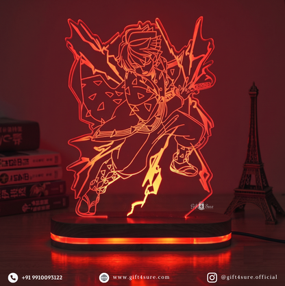 DEMON SLAYER: ZENITSU AGATSUMA ANIME LED LAMP (MULTICOLOR)