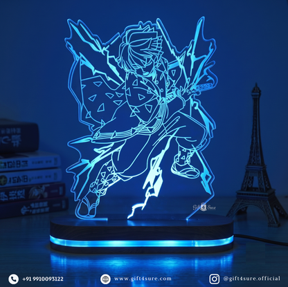 DEMON SLAYER: ZENITSU AGATSUMA ANIME LED LAMP (MULTICOLOR)