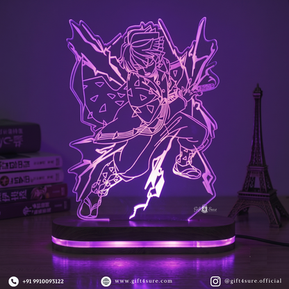 DEMON SLAYER: ZENITSU AGATSUMA ANIME LED LAMP (MULTICOLOR)