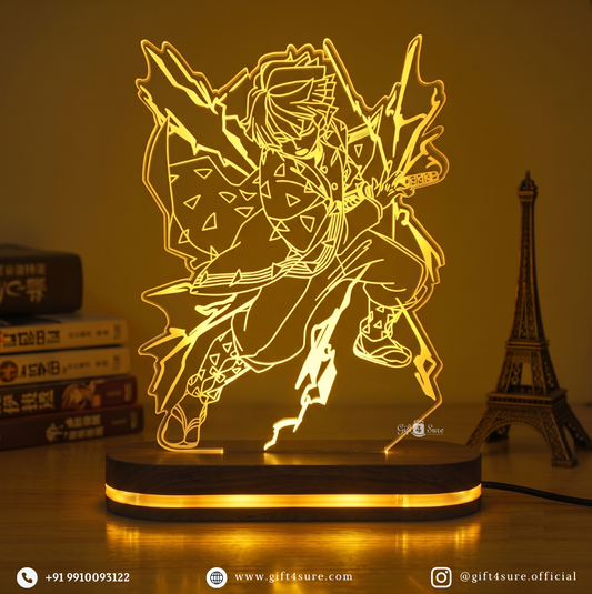 DEMON SLAYER: ZENITSU AGATSUMA ANIME LED LAMP (MULTICOLOR)