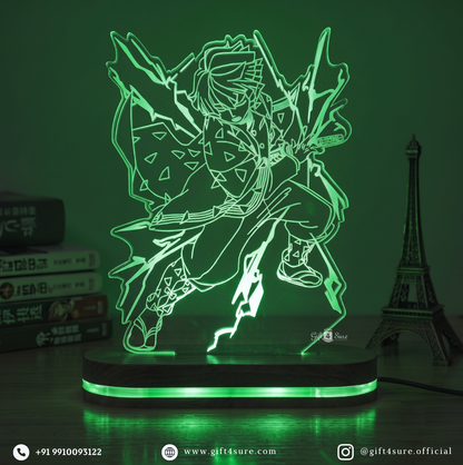 DEMON SLAYER: ZENITSU AGATSUMA ANIME LED LAMP (MULTICOLOR)