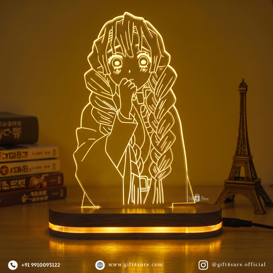 DEMON SLAYER: MITSURI KANROJI ANIME LED LAMP (MULTICOLOR)