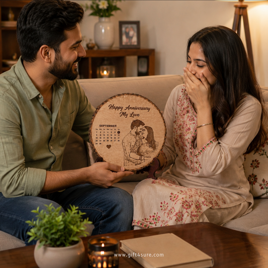 NATURAL WOODEN SLICE PHOTO FRAME-3