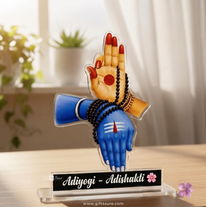 ADIYOGI – ADISHAKTI ACRYLIC SPIRITUAL DESK DÉCOR
