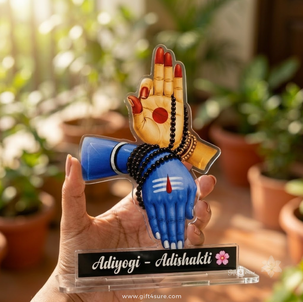 ADIYOGI – ADISHAKTI ACRYLIC SPIRITUAL DESK DÉCOR