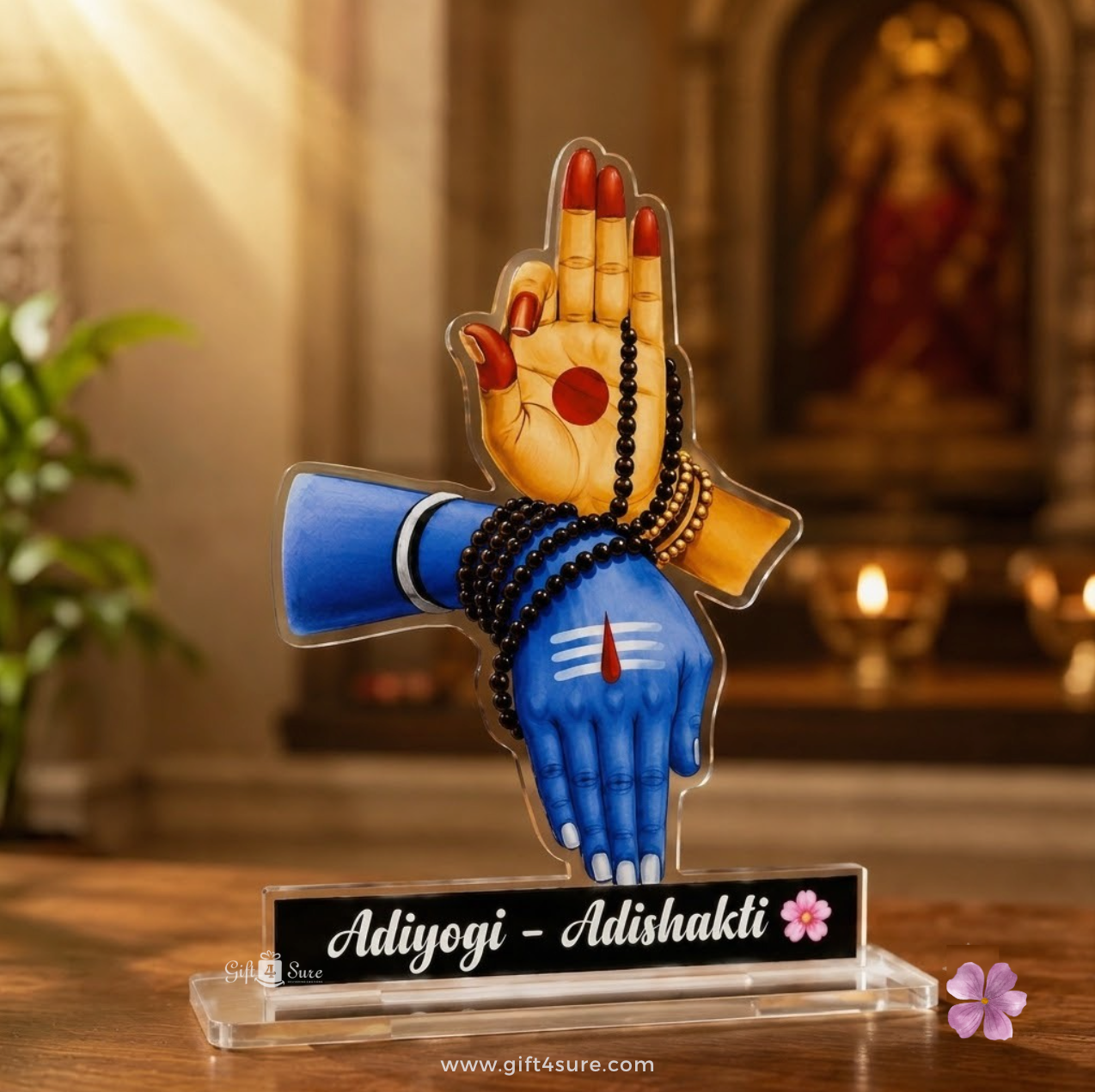 ADIYOGI – ADISHAKTI ACRYLIC SPIRITUAL DESK DÉCOR