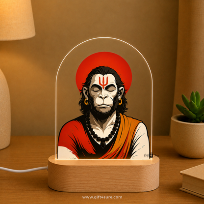 LORD HANUMAN ACRYLIC DESK DECOR