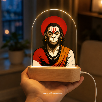LORD HANUMAN ACRYLIC DESK DECOR