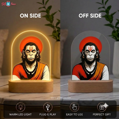 LORD HANUMAN ACRYLIC DESK DECOR