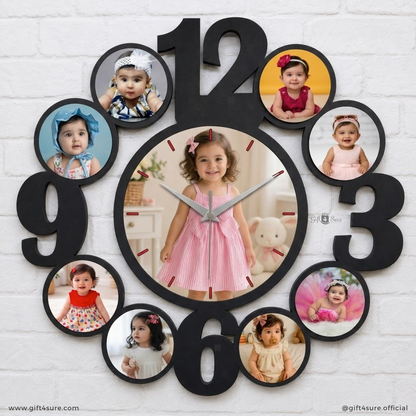 BABY PHOTO WALL CLOCK