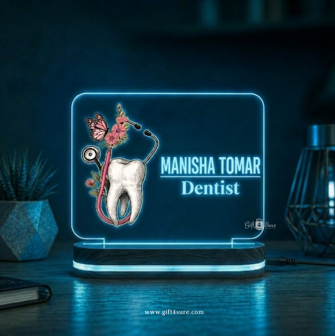DENTIST ACRYLIC LED LAMP (MULTICOLOR)