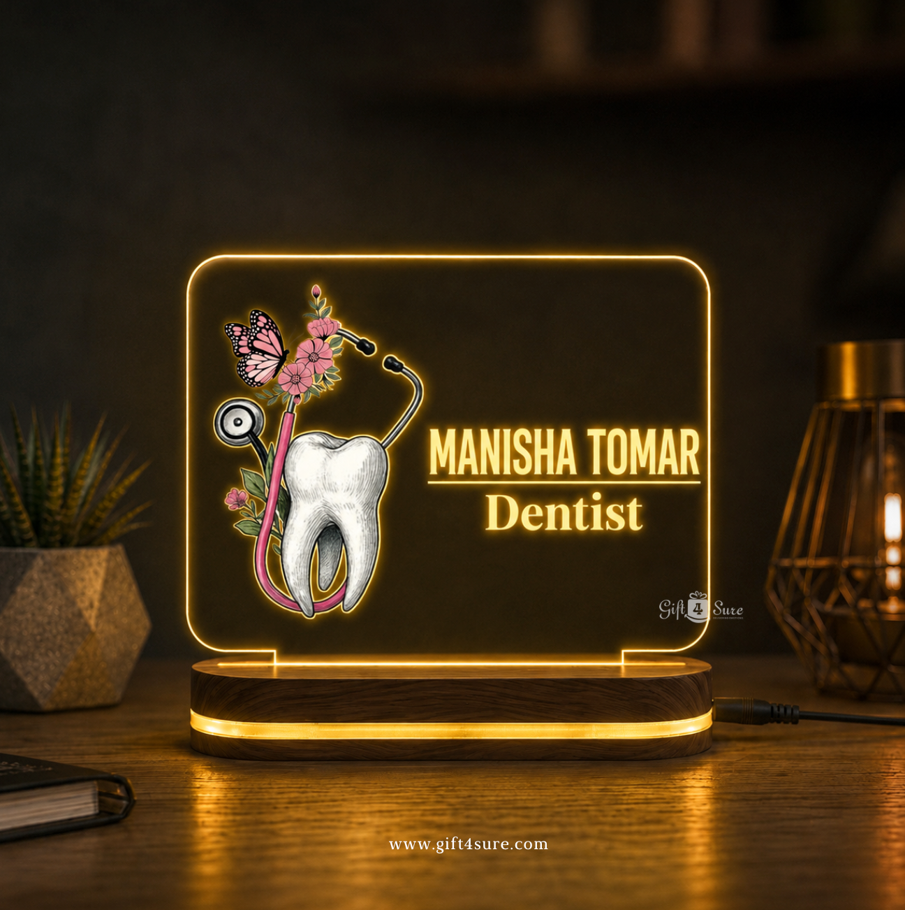 DENTIST ACRYLIC LED LAMP (MULTICOLOR)