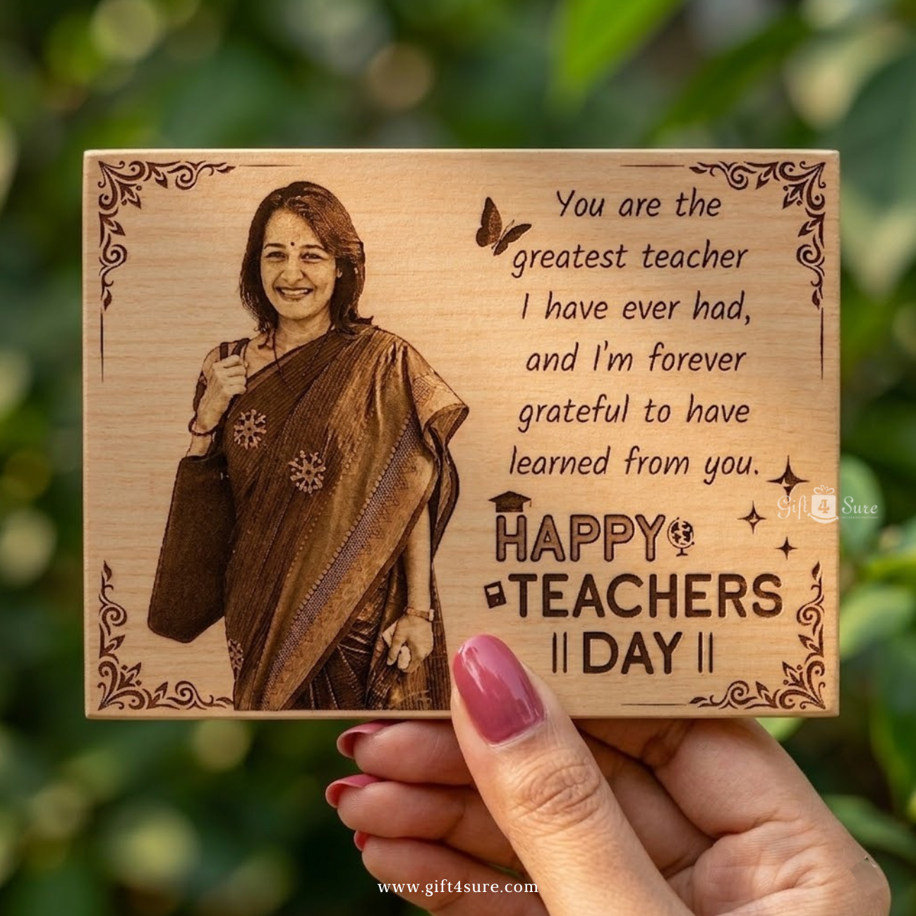 TEACHER’S DAY WOODEN PHOTO FRAME