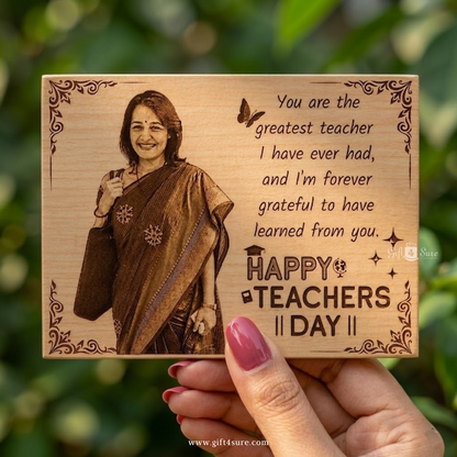 TEACHER’S DAY WOODEN PHOTO FRAME
