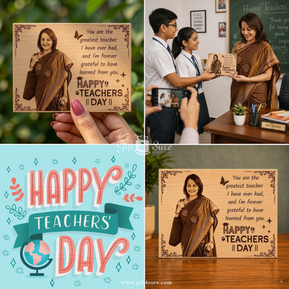 TEACHER’S DAY WOODEN PHOTO FRAME