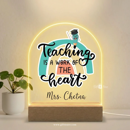 TEACHER ACRYLIC LED LAMP-3