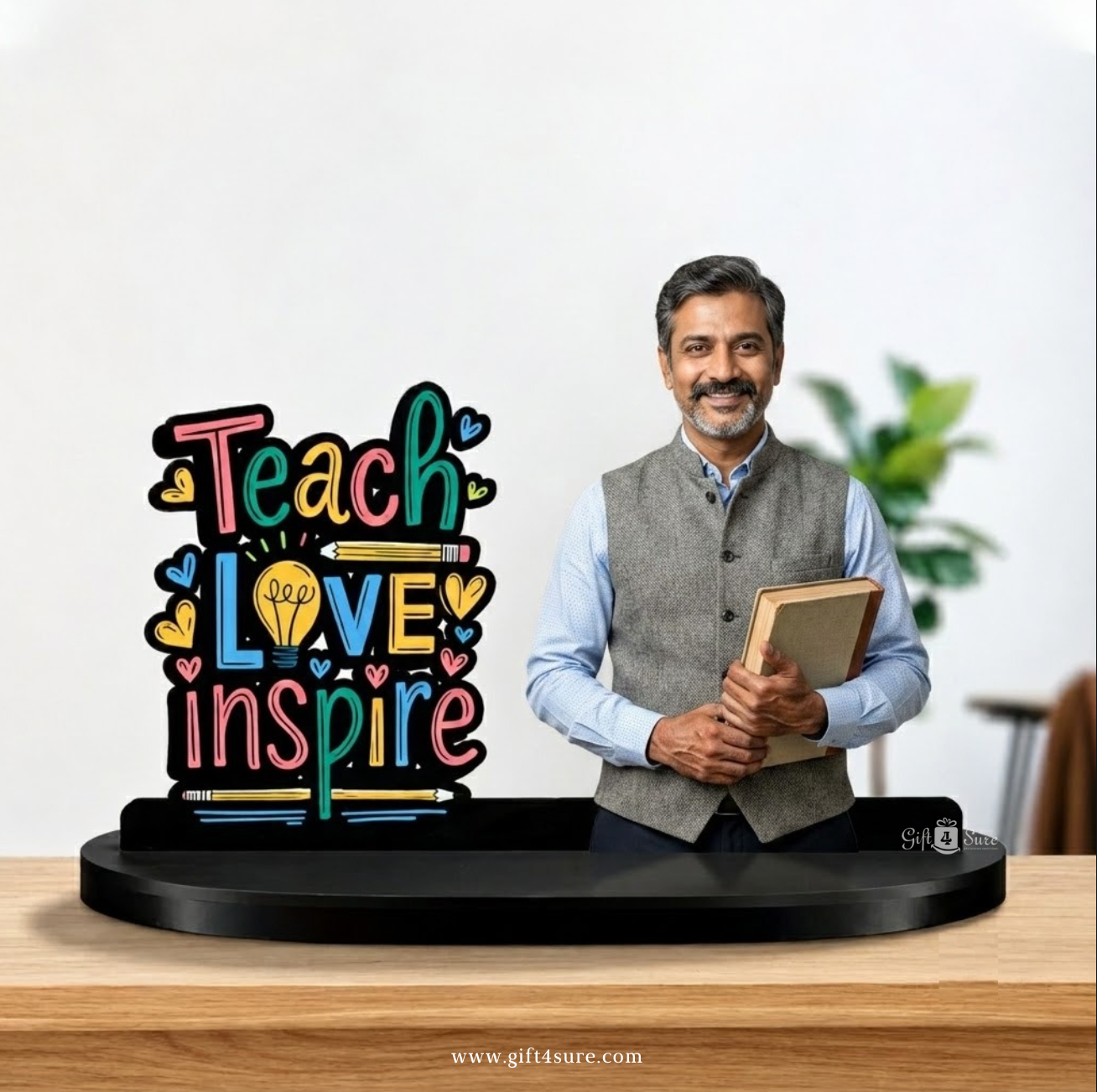 TEACHER WOODEN STANDEE