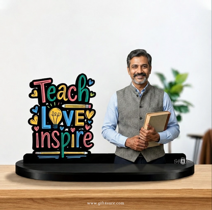 TEACHER WOODEN STANDEE