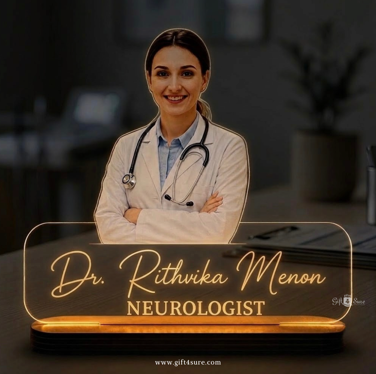 DOCTOR'S PHOTO ACRYLIC LAMP