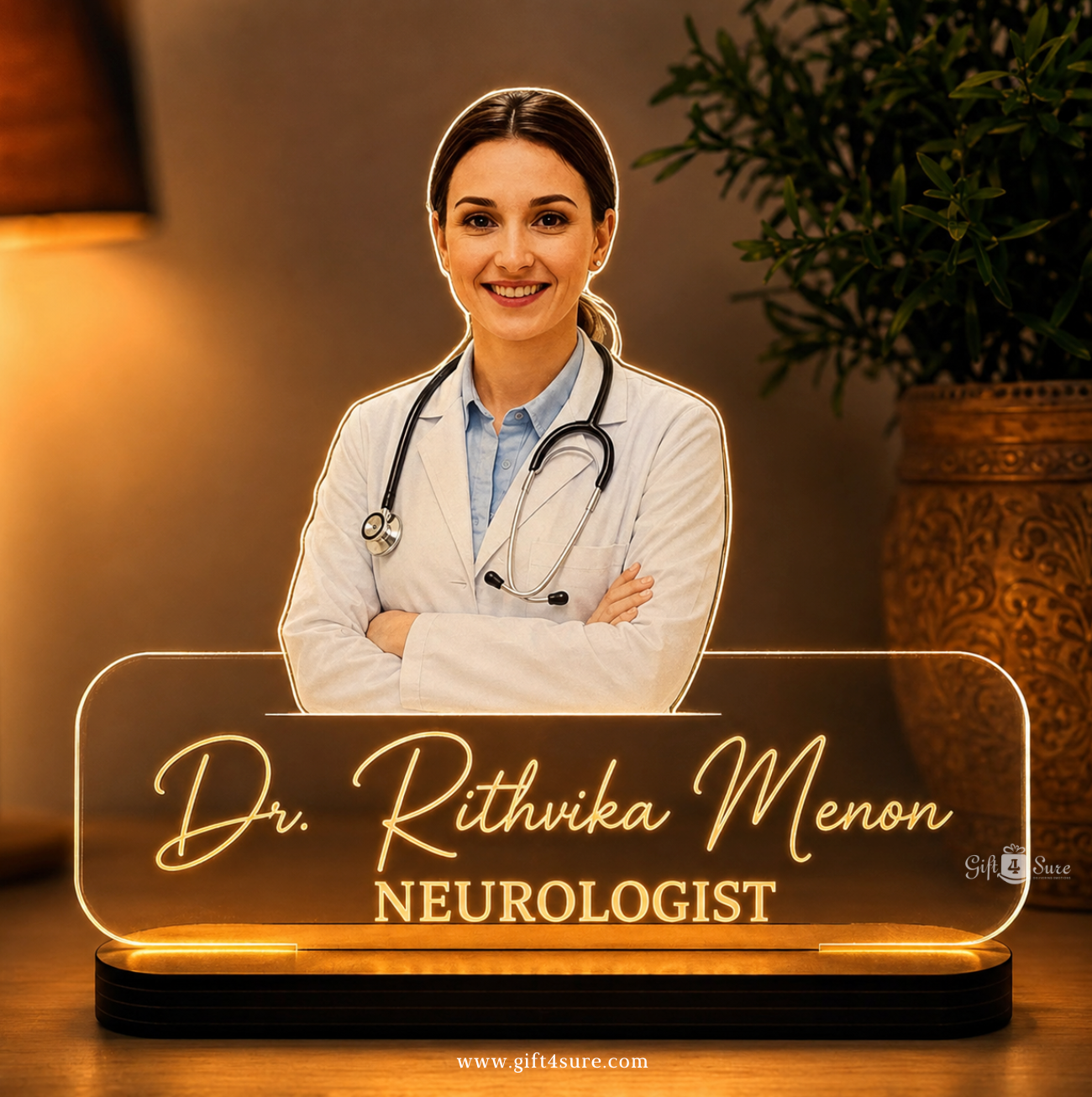 DOCTOR'S PHOTO ACRYLIC LAMP