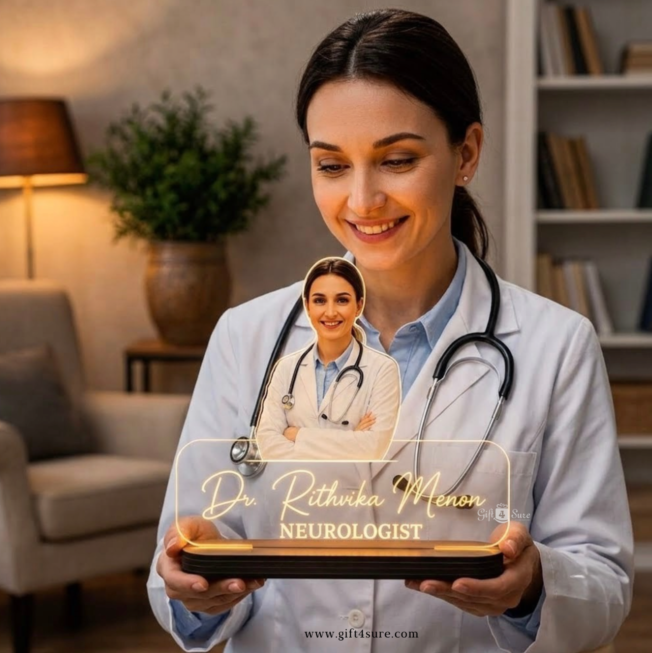 DOCTOR'S PHOTO ACRYLIC LAMP