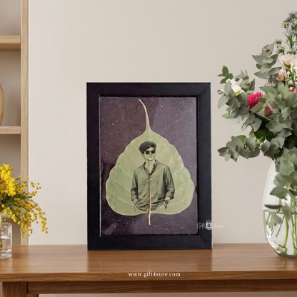 ORIGINAL DRIED LEAF PHOTO ART FRAME-2