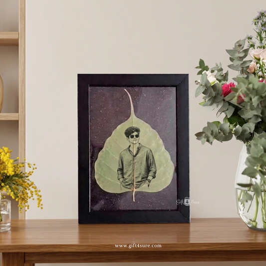 ORIGINAL DRIED LEAF PHOTO ART FRAME-2