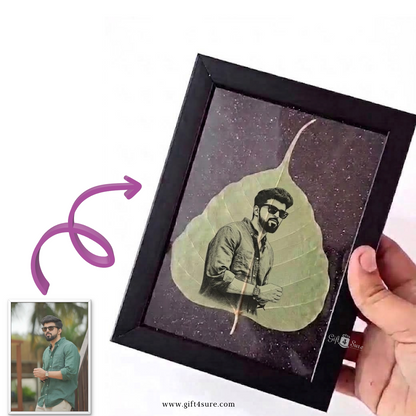 ORIGINAL DRIED LEAF PHOTO ART FRAME-2