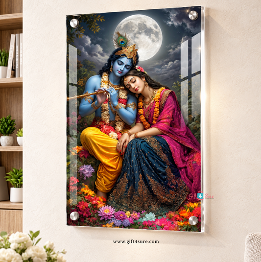 RADHA KRISHNA ACRYLIC WALL FRAME-1