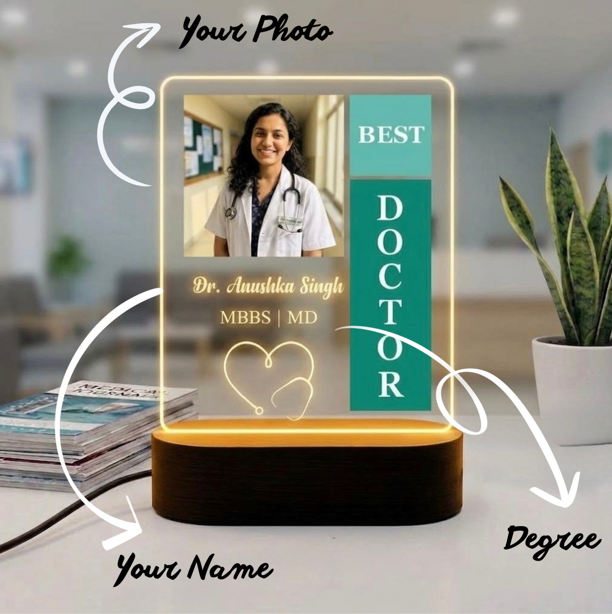 DOCTOR’S PHOTO ACRYLIC LED LAMP-2
