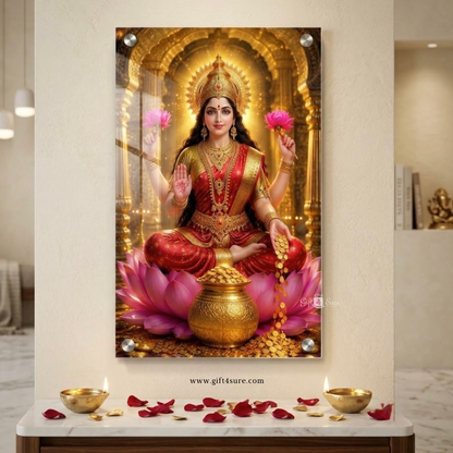 GODDESS LAXMI ACRYLIC UV PRINTED FRAME