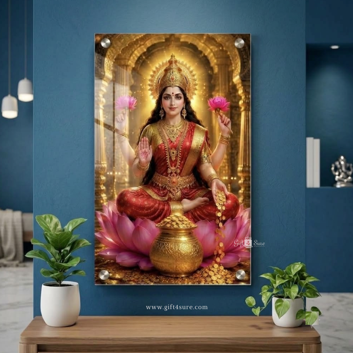 GODDESS LAXMI ACRYLIC UV PRINTED FRAME