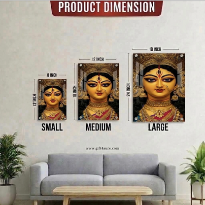 MAA DURGA ACRYLIC UV-PRINTED WALL FRAME