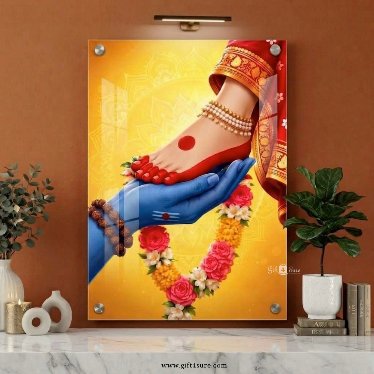 SHIV SHAKTI UV PRINTED ACRYLIC WALL FRAME